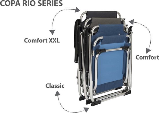 Bo-Camp - Stoel - Copa Rio - XL - Sand van Bo-Camp — afbeelding 5