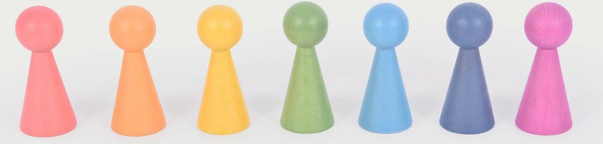 TickiT Regenboog Houten Figuren