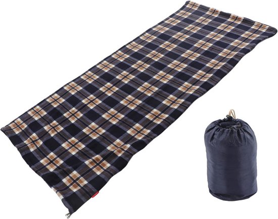 OKBY Sleeping Bag - Outdoor Camping Hiking Envelope Portable Polar Fleece Anti-Pilling Sleeping Bag