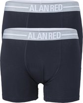 ALAN RED boxershorts (2-pack) - navy blauw - Maat: S