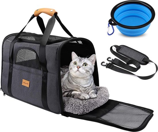 Opvouwbare Draagtas Voor Huisdieren - Robuuste Transporttas Voor Katten En Honden