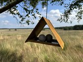 Bol.com STALEN DESIGN - Vogelhuis JUPITER - CORTENSTAAL - Staal - Tuinaccessoires - Vogelaccessoires - Strak aanbieding