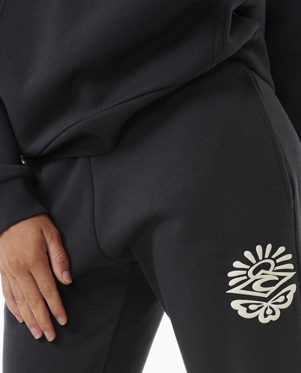 Icons Of Surf Track Pant Washed Zwart