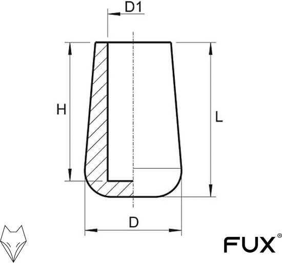 Flexicap 17,4 mm Beschermkap voor Afdoppen van Buizen en Beschermt - Onderdelen in en om Huis en Tuin - Bevestigingsmaterialen en Aanhanger onderdelen
