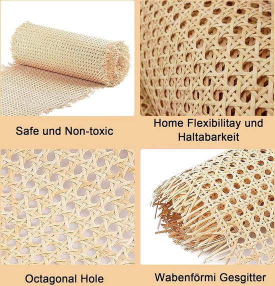 Gebogen beuken en rotan webbing Eerbetoon aan Thonet