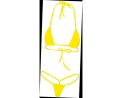 *** Sexy Micro Bikini Set - String - Badpak - Mini - Halter Top - Zomer, Zon en Vakantie - van Heble® ***