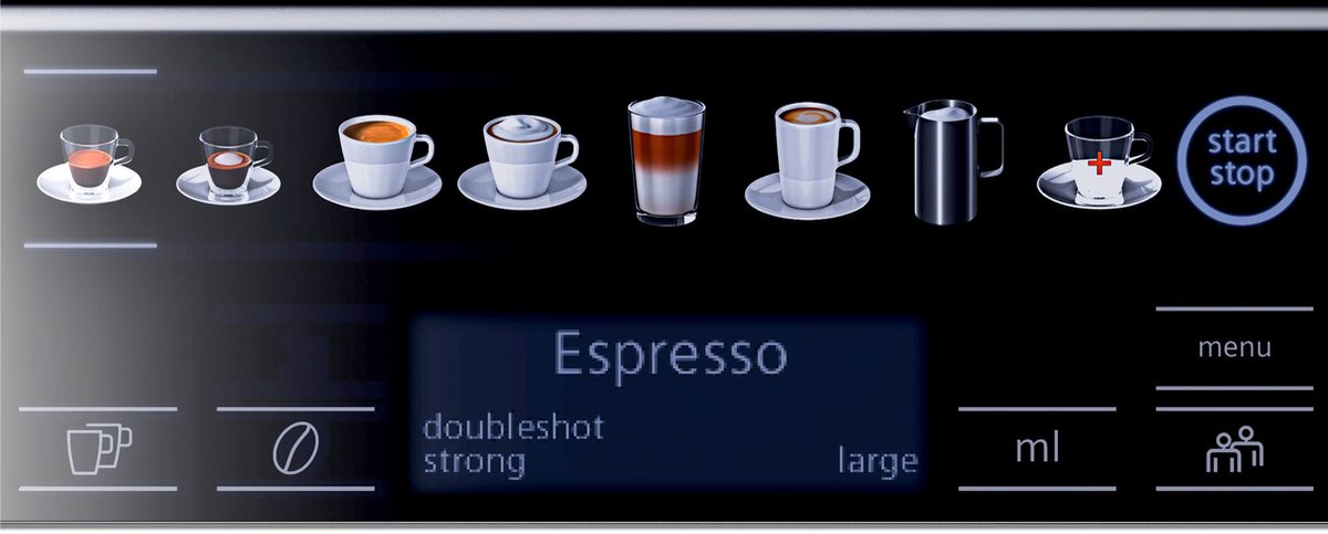 Siemens EQ6 Plus s100 TE651319RW - Volautomatische espressomachine - Antraciet grijs — afbeelding 7