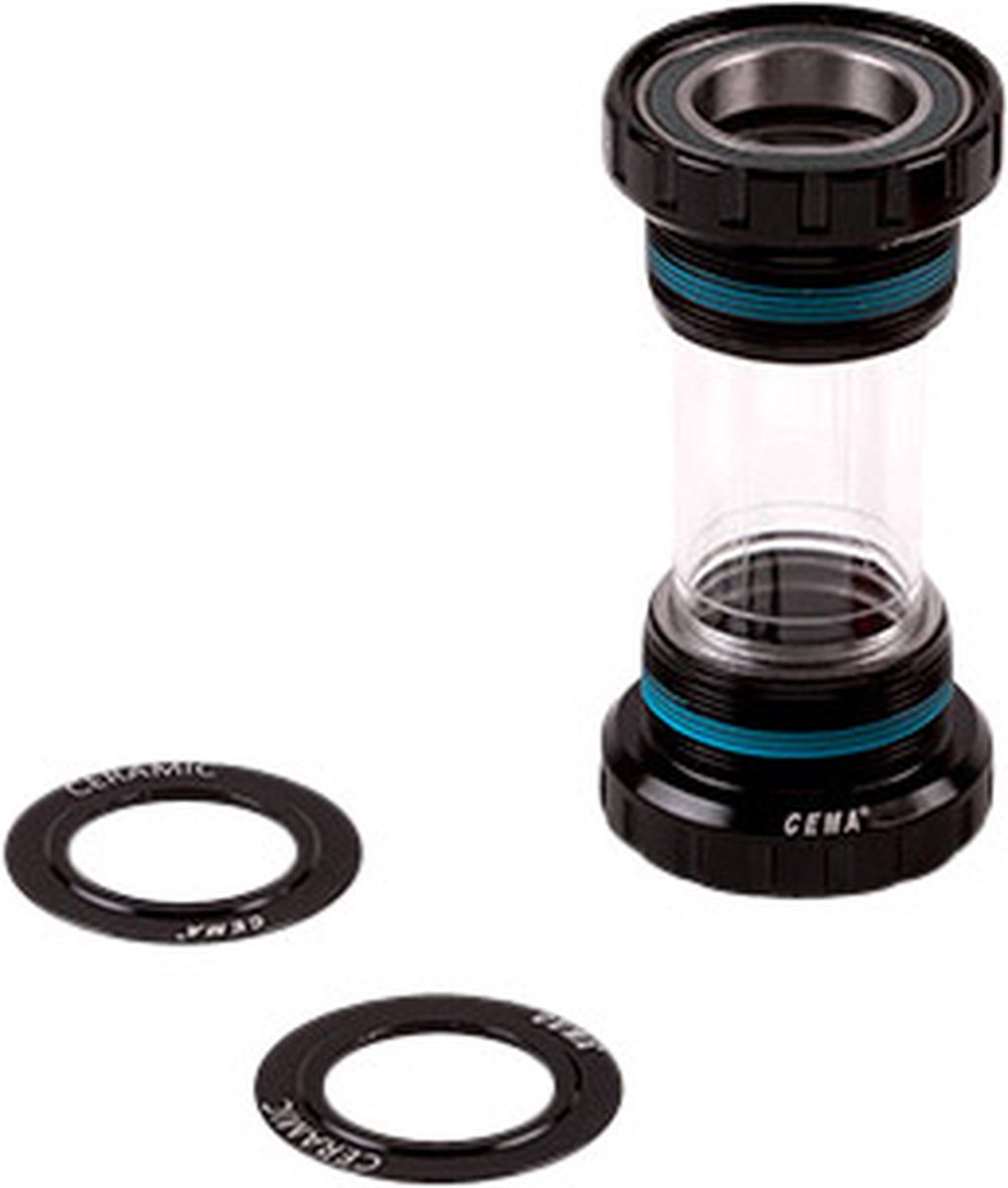 Cema Bsa Ceramic Sram Dub Trapaslagers Zilver 68/73 mm
