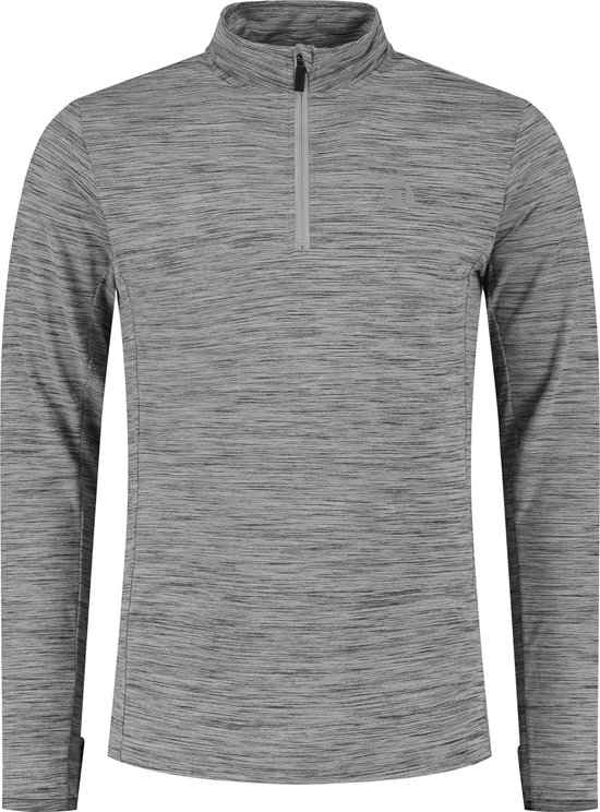 Foto: Rogelli core hardloopshirt lange mouwen heren grijs melange maat xl