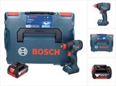 Bosch GDX 18V-210 C Professionele accu-slagmoersleutel 18 V 210 Nm borstelloos + 1x oplaadbare accu 5.0 Ah + aansluitmodule + L-Boxx - zonder oplader