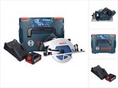 Bosch GKS 18V-68 GC Professionele accucirkelzaag 18 V 190 mm Biturbo Brushless + 1x accu 5.0 Ah + lader + L-BOXX