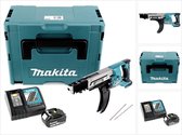 Makita DFR 750 RF1J accuschroevendraaier 18V 45-75mm + 1x oplaadbare accu 3.0Ah + lader + Makpac