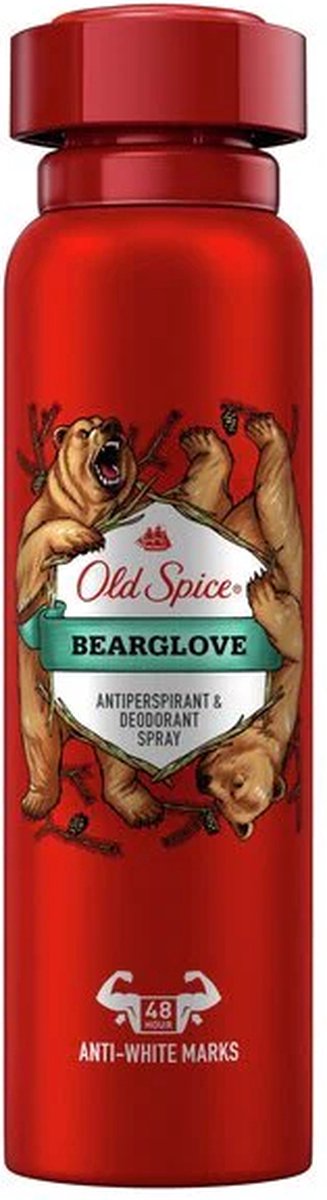 Goedkoopste Old Spice - Deodorant - Spray - Bearglove - 150ml