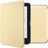 iMoshion Ereader Cover / Hoesje Geschikt voor Kobo Clara HD - iMoshion Canvas Sleepcover Bookcase zonder stand - Goud / Glitter Goud