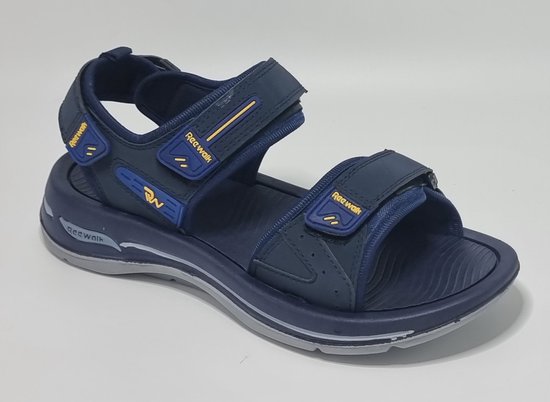 Reewalk® - Heren Sandalen – Sandalen voor Heren – Licht Gewicht Sandalen - Comfortabel Memory Foam Voetbed – Blauw – Maat 41