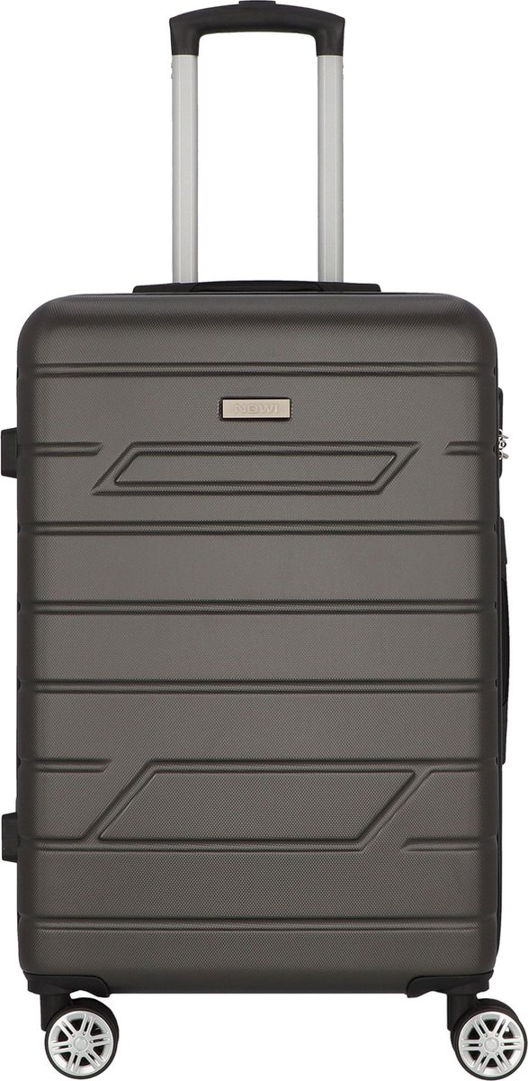 NOWI Bergamo 4 wielen Trolley 65 cm - Harde bagage - Combinatieslot - anthrazit