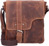 GREENBURRY schoudertas Vintage Crossbody Bag Brown bruine