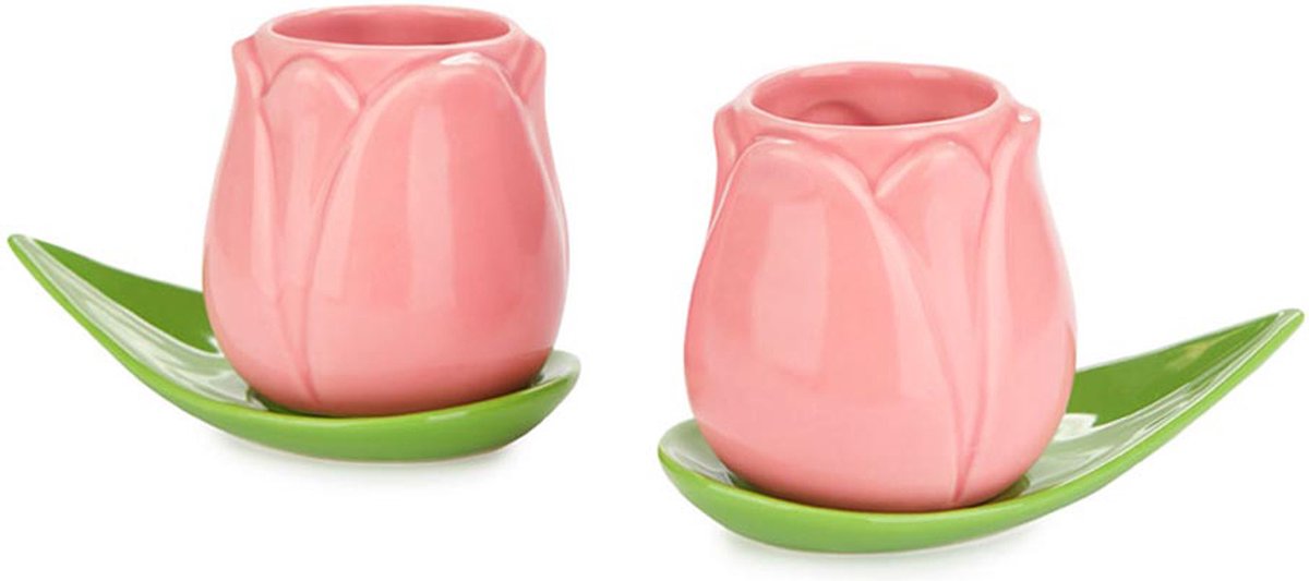 Coffee Cup Set Tulip X2
