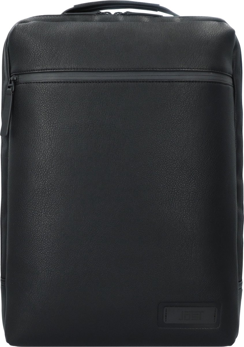 JOST Laptop rugzak Rugzak met laptopvak Riga Daypack Backpack Black Zwart