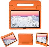 iMoshion arrière iMoshion Kidsproof avec poignée Étui pour tablette Lenovo Tab P11 - Oranje