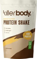 Killerbody Proteïne Shake - Banana - 1000 gr - Plantaardig & Rijk aan Eiwitten