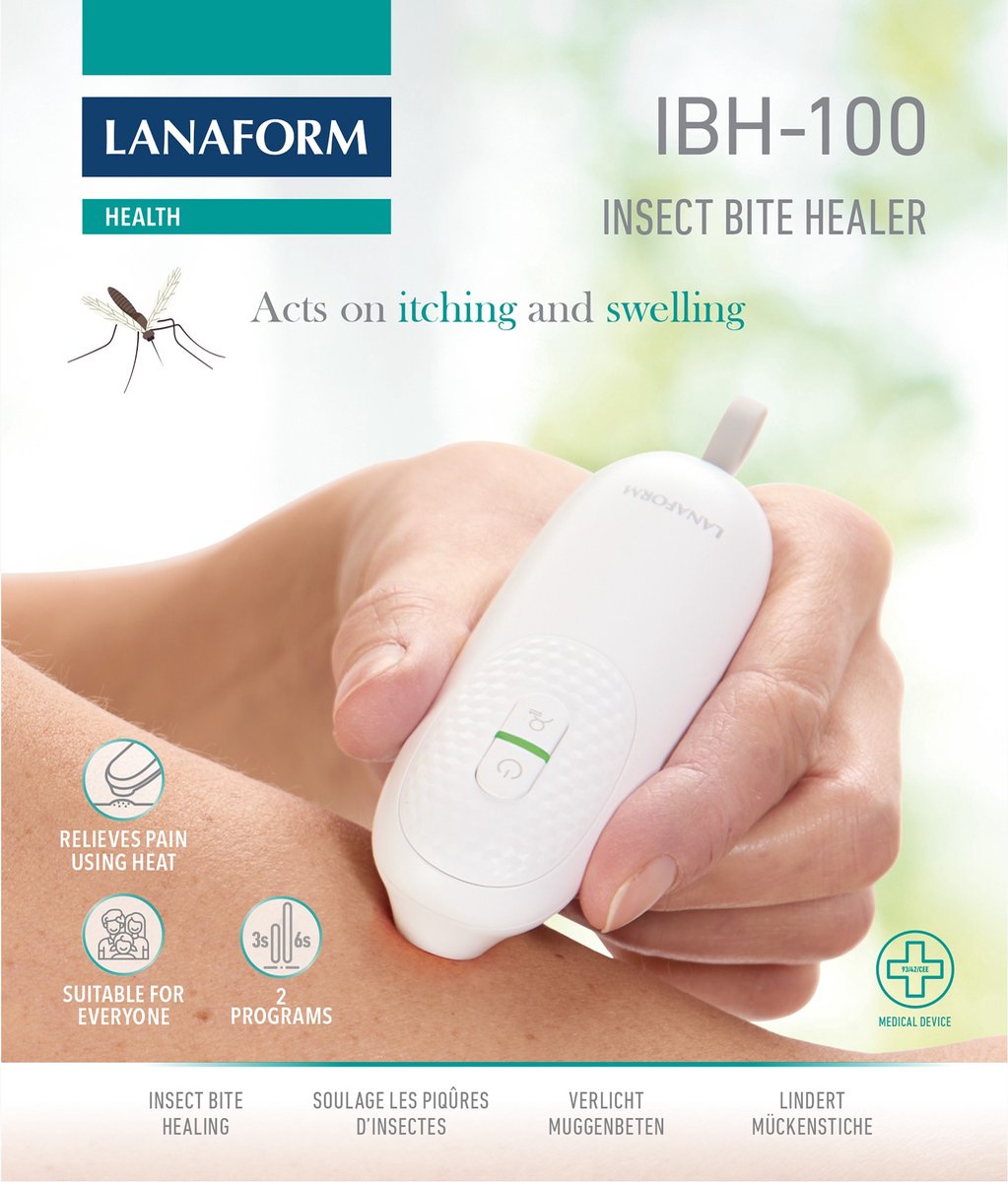 Goedkoopste Lanaform - IBH-100 - Insectenbeetheler - Insect Bite Healer - Verlicht Insectenbeten - Behandeling Van Insectenbeten - Mug - Insectenbeten - Insectenbeetverzachter