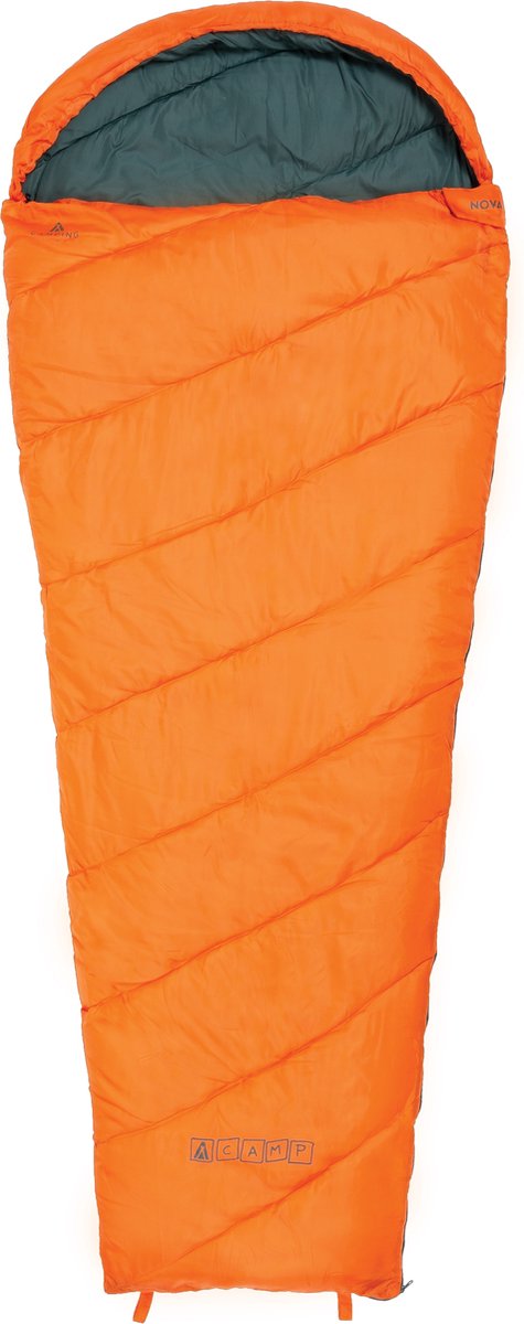ACAMP NOVA Mummie Slaapzak 220 x 85 x 50 cm Oranje 1200 Gram PFC-Vrij