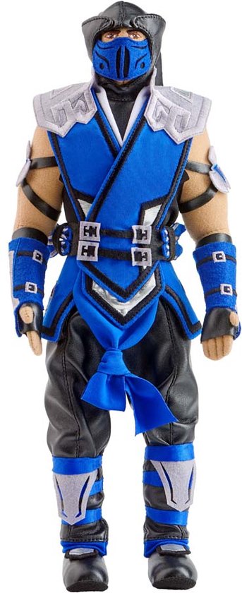 Mortal Kombat 11 Sub-Zero Plush - Hypoallergeen verzamelobject van 34 cm