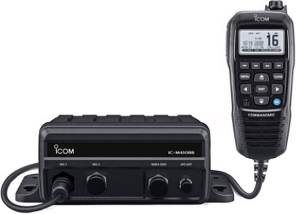 Icom IC-M410BB Black Box IPX7 marifoon voor 2 Commandmics