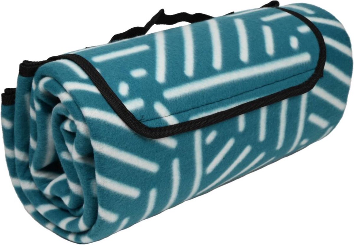 Picknickkleed - 150 x 130 cm - Makkelijk Opvouwbaar - Waterdicht - Compact - inc handvat