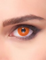 ZOELIBAT - Oranje oog contactlenzen voor volwassenen