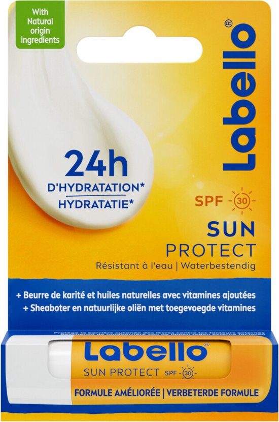 Labello Sun Protect Lippenbalsem - SPF 30 - persoonlijke verzorging voor op een festival