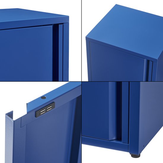 Metalen kast Burlöv 88x40x35 cm [en.casa] | premiumXL