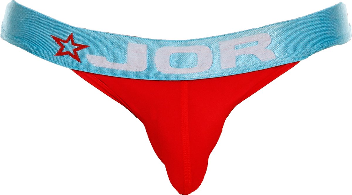 JOR Thong Jor Red - MAAT M - Heren Ondergoed - String voor Man - Mannen Thong