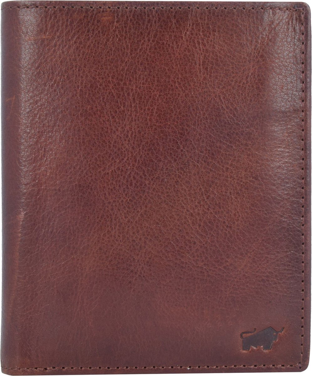 Braun Büffel Leren Portemonnee Arezzo North Coin Wallet Tabac Bruine