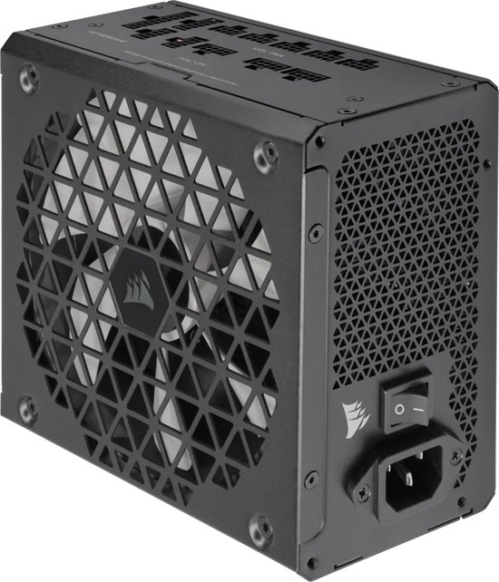 CORSAIR SF1000 - Voeding ATX12V 3.1, SFX - 80 PLUS Platinum - 1000 Watt - Modulair - 100-240V - Actieve PFC - PCIe 5.1 - Zero RPM Mode - 92mm PWM Fan - Zwart