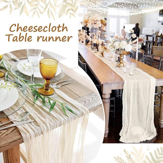 Boho Tafelloper Met Kwastjes Voor Een Stijlvolle Tafeldecoratie - SEREIN