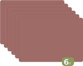 KitchenYeah - Placemat - Roze - Kleur - Patronen - Interieur - Vinyl - Antislip placemat - 45x30 cm - Placemats - Onderleggers - Keuken