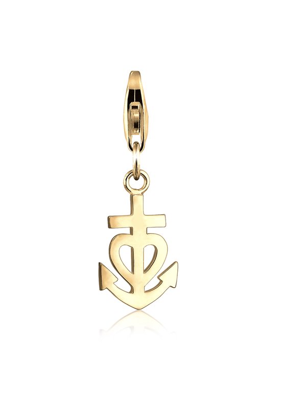 Charm-Enhänger Anker Herz Kreuz 925 Sterlng Slber, Anker