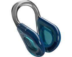 Speedo Biofuse Universal Nose Clip Grijs/Aqua Unisex Neusknijper - Maat One size