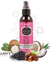 Bol.com Hask Conditioner Keratin Protein Smoothing 5-in-1 Leave-In Spray - Collageen boost - Versterkt haar - Vrij van parabenen aanbieding