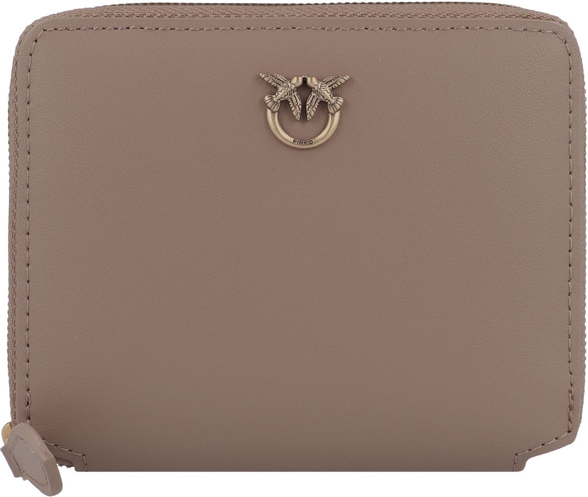 PINKO Portemonnee Taylor Zip Around Wallet Ginger Biscuit - Antique Gold Lichtbruin