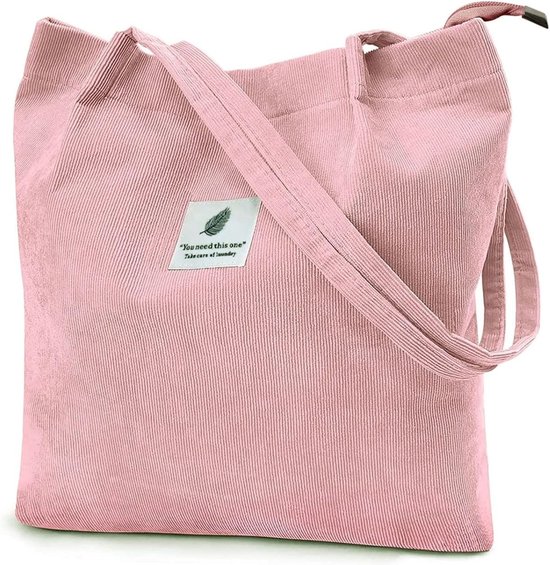 Corduroy Schoudertas Voor Dames Corduroy Tas Schoudertas Met 