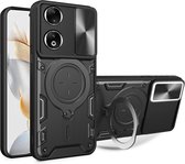 Hoesje geschikt voor HONOR 90 - Techsuit CamGuard Pro Back Cover - Zwart