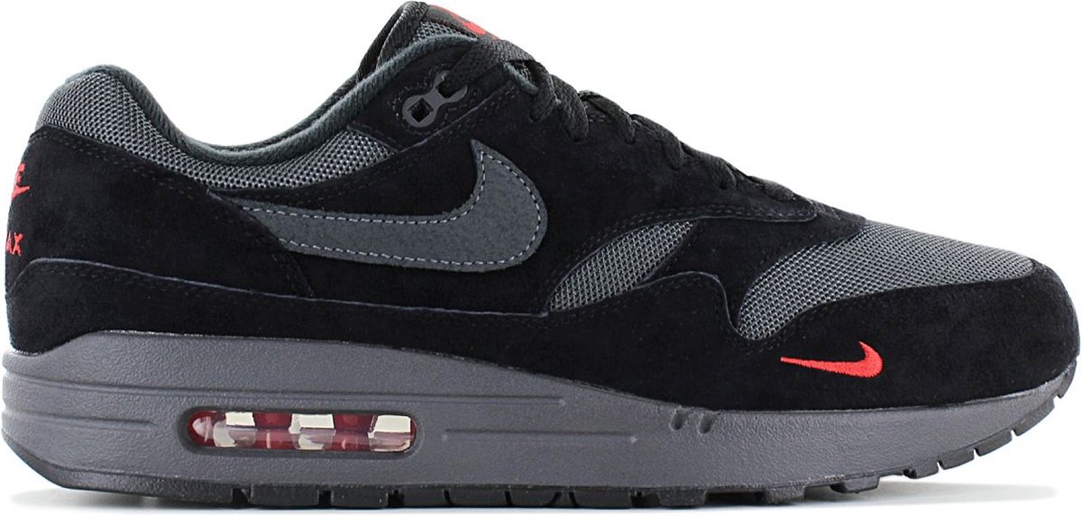 Nike Air Max 1 Bred - Heren Sneakers Schoenen Zwart-Grijs FV6910-001 - Maat  EU 40 US 7 | bol