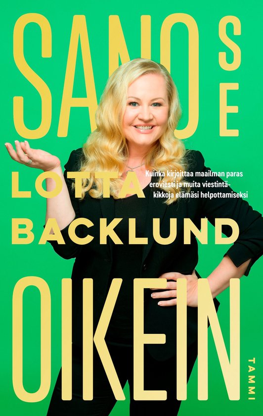 Sano se oikein - cover