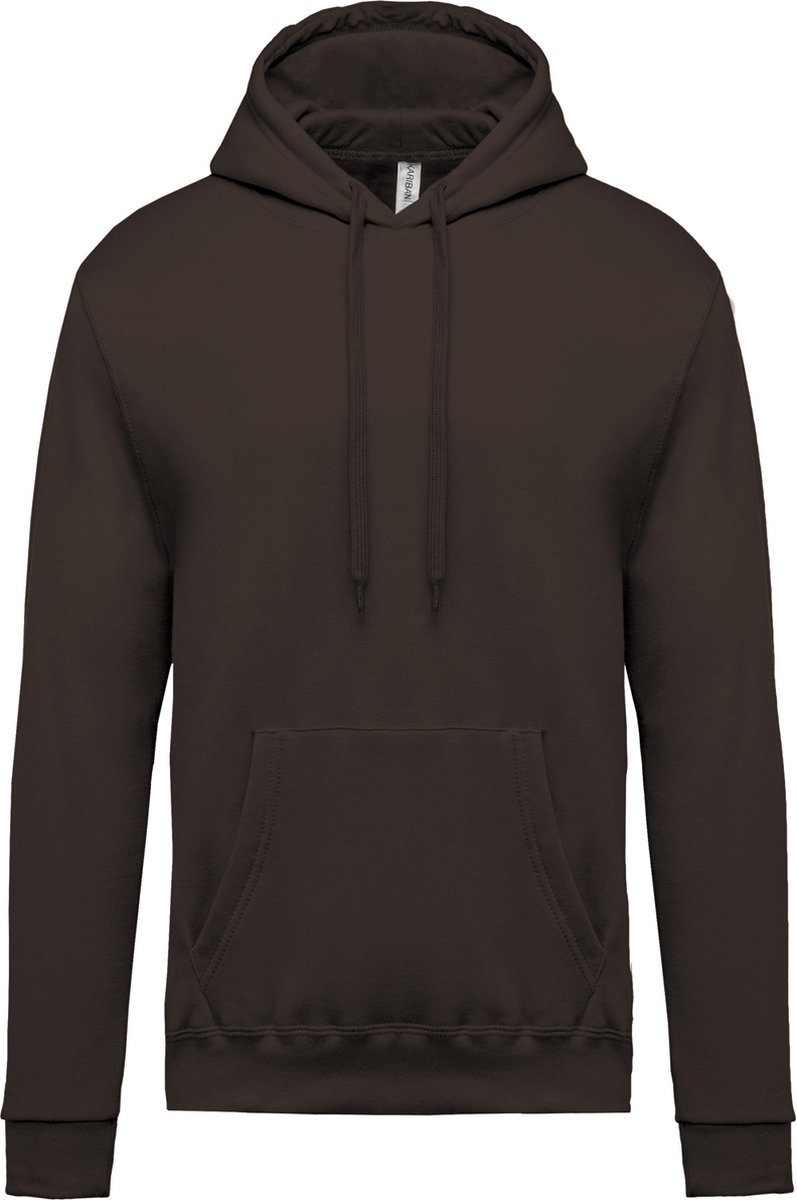 Kariban Herensweater met capuchon K476 - Chocolate - 3XL