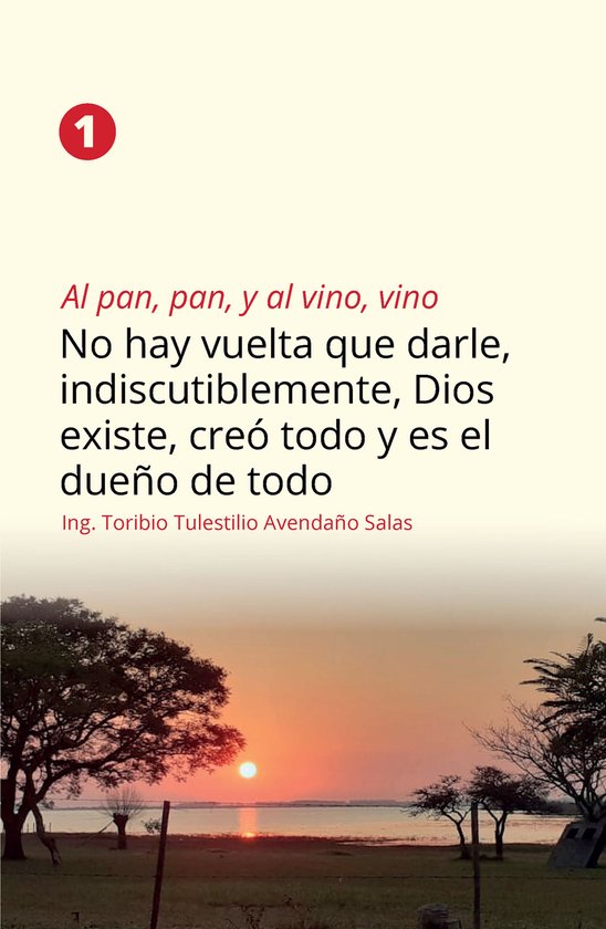 Al pan, pan, y al vino, vino 1 - cover