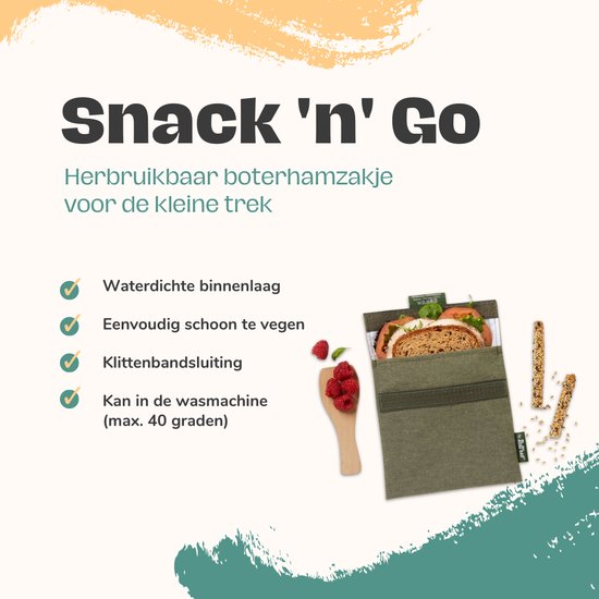 Roll'Eat - Snack'n' Go - 2 Pièces - Blue Active