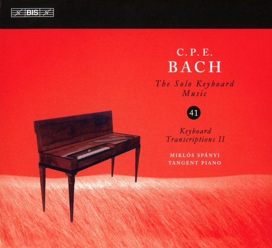 Miklos Spanyi - C.P.E. Bach: The Solo Keyboard Music Vol. 41: Keyboard Transcriptions II (CD)